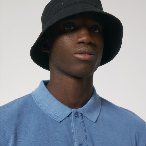 Bucket hat with metal eyelets (STAU893) Thumbnail